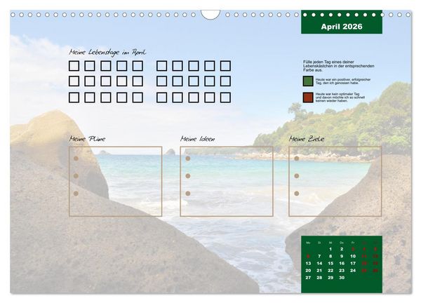 Produktbild: Erlebe mit mir Lebenszeit (Wandkalender 2026 DIN A3 quer), CALVENDO Monatskalender