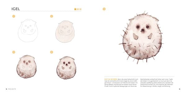 Produktbild: 50 x Watercolor Tiere