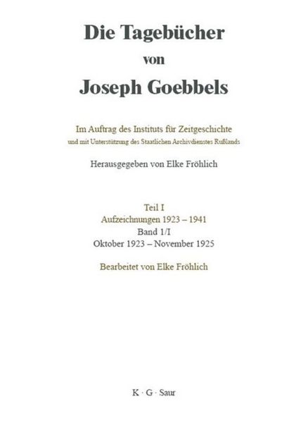 Produktbild: Oktober 1923 - November 1925