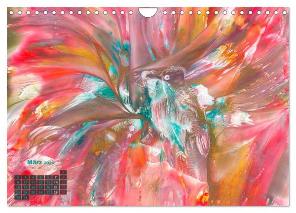 Produktbild: Encaustic Kunstkalender 2026 (Wandkalender 2026 DIN A4 quer), CALVENDO Monatskalender