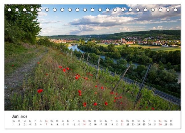 Produktbild: Malerisches Mainfranken (Tischkalender 2026 DIN A5 quer), CALVENDO Monatskalender