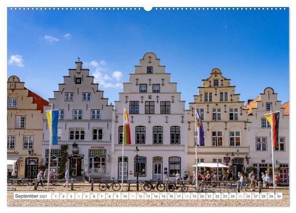 Produktbild: Deutschlands sch&ouml;nste Altst&auml;dte - Schleswig-Holstein (Wandkalender 2027 DIN A2 quer), CALVENDO Monatskalender