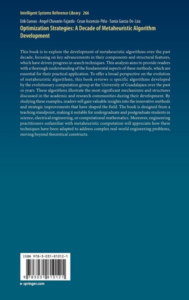 Produktbild: Optimization Strategies: A Decade of Metaheuristic Algorithm Development