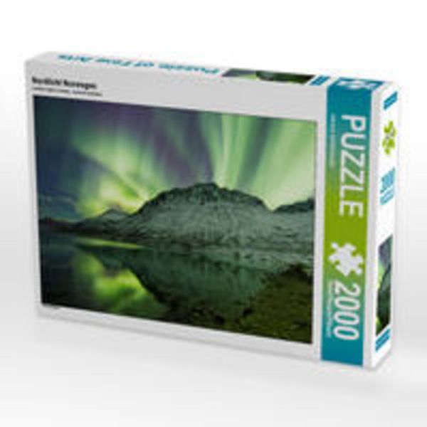 CALVENDO Puzzle Nordlicht Norwegen | 2000 Teile Lege-Größe 90 × 67 cm Foto-Puzzle für glückliche Stunden