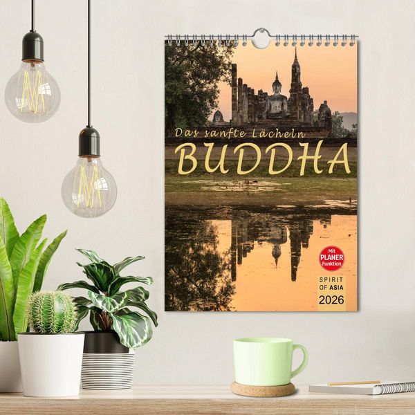 Produktbild: BUDDHA - Das sanfte L&auml;cheln (Wandkalender 2026 DIN A4 hoch), CALVENDO Monatskalender
