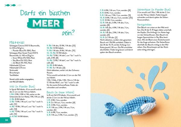 Produktbild: Coole Mini-Amigurumi zum Anstecken