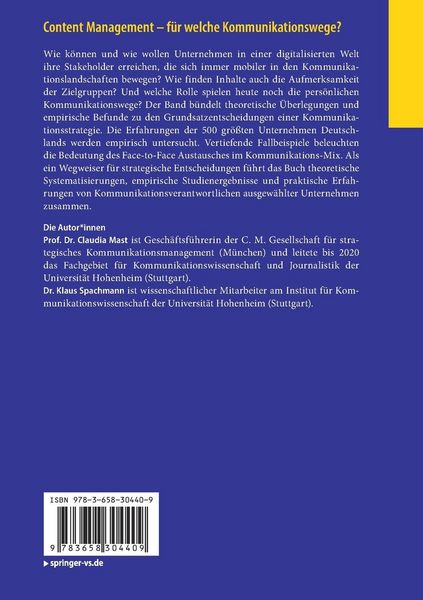 Content Management – für welche Kommunikationswege?