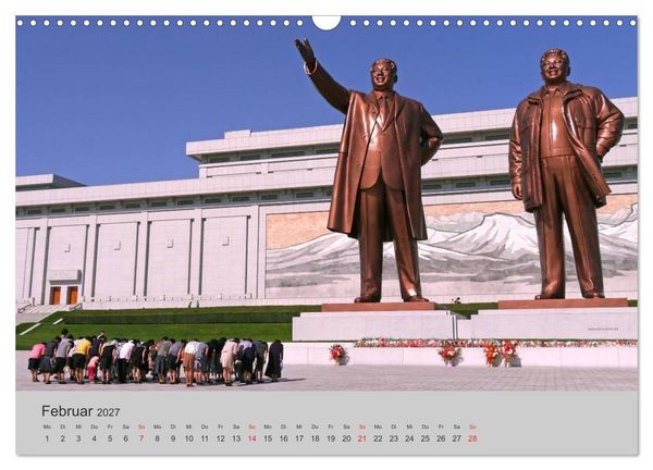 Produktbild: Impressionen aus Nordkorea (Wandkalender 2027 DIN A3 quer), CALVENDO Monatskalender