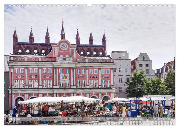 Produktbild: Rostock und Warnem&uuml;nde - Tor zur Welt (hochwertiger Premium Wandkalender 2026 DIN A2 quer), Kunstdruck in Hochglanz