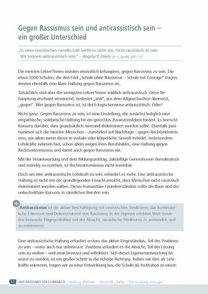 Produktbild: Anti-Rassismus f&uuml;r Lehrkr&auml;fte