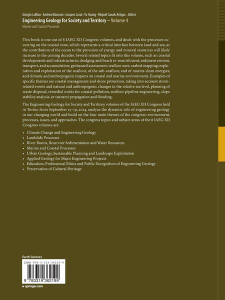 Produktbild: Engineering Geology for Society and Territory - Volume 4