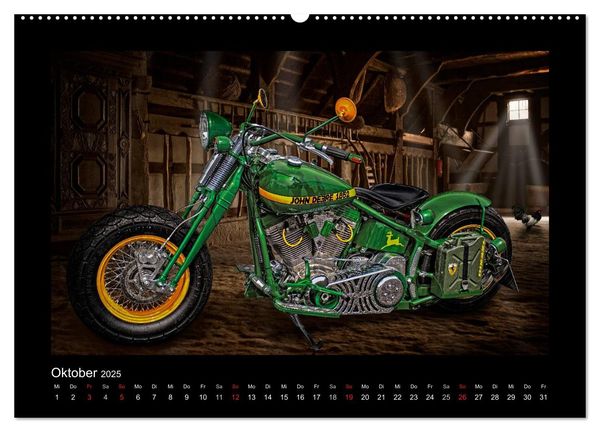 Produktbild: Motorrad-Tr&auml;ume &ndash; Chopper und Custombikes (hochwertiger Premium Wandkalender 2025 DIN A2 quer), Kunstdruck in Hochglanz
