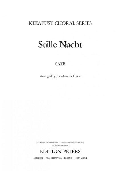 Produktbild: Stille Nacht