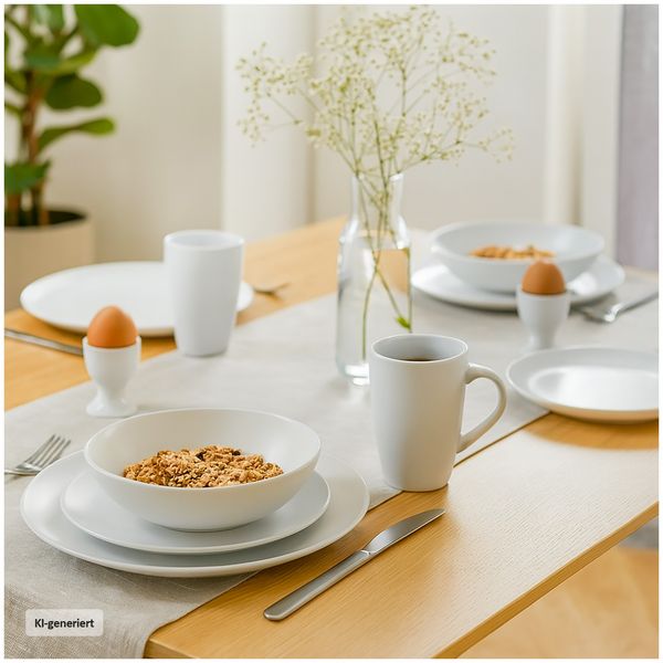 Produktbild: NTK-Collection Geschirrset 20-teilig Wei&szlig; Antonia Geschirrset 20-teilig Wei&szlig; Antonia