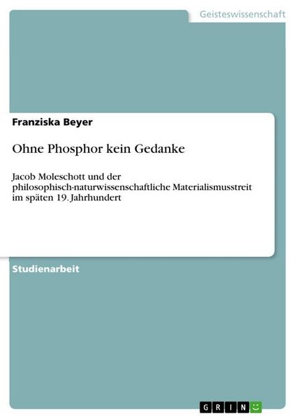 Produktbild: Ohne Phosphor kein Gedanke