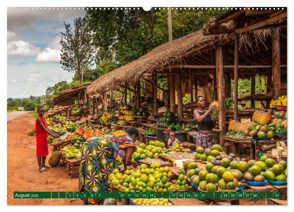 Produktbild: Uganda - im Herzen von Afrika (Wandkalender 2026 DIN A2 quer), CALVENDO Monatskalender
