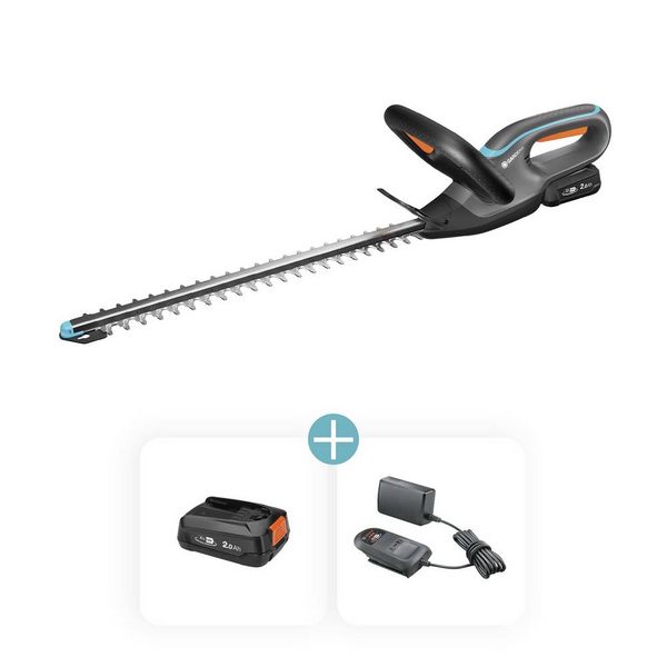 Produktbild: GARDENA Akku-Heckenschere EasyCut 45/18V P4A Ready-To-Use Set Akku Akku-Heckenschere 18 V Li-Ion 450 mm