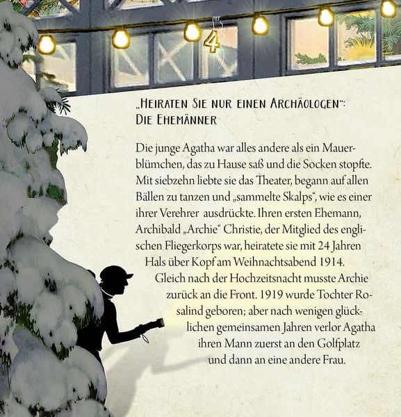 Zettelkalender - Weihnachten mit Agatha Christie