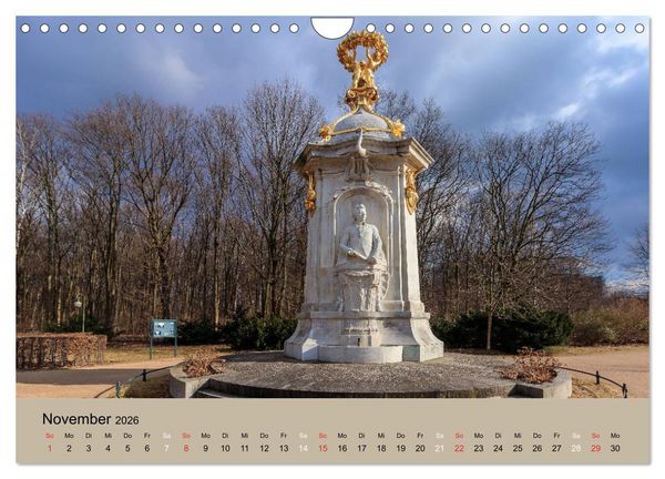 Produktbild: Gro&szlig;er Tiergarten Berlin - Von Dichtern und Komponisten (Wandkalender 2026 DIN A4 quer), CALVENDO Monatskalender