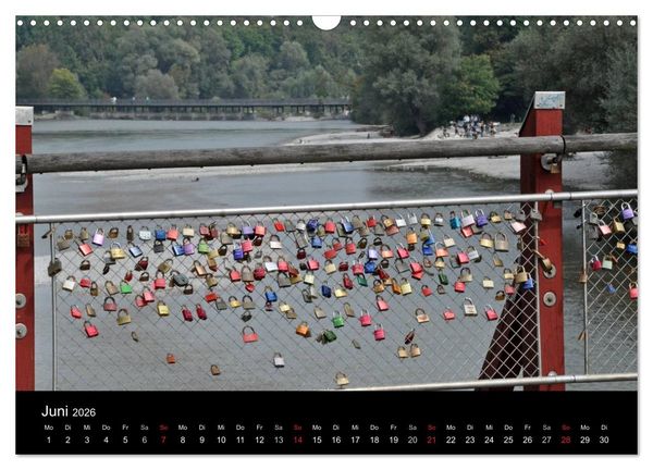 Produktbild: Die Isar - Von Scharnitz bis M&uuml;nchen (Wandkalender 2026 DIN A3 quer), CALVENDO Monatskalender