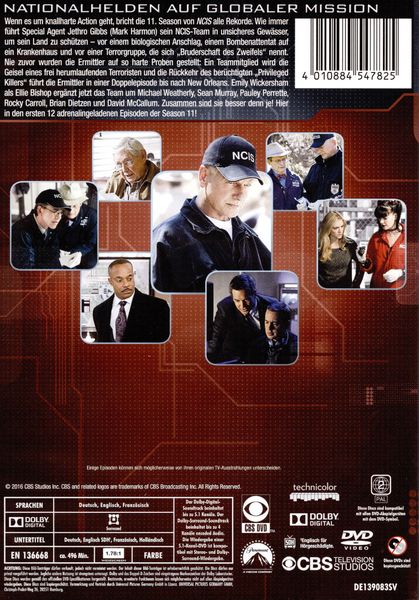 Produktbild: NCIS - Naval Criminal Investigate Service/Season 11.1 [3 DVDs]