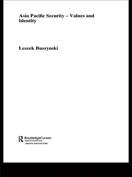 Produktbild: Asia Pacific Security - Values and Identity