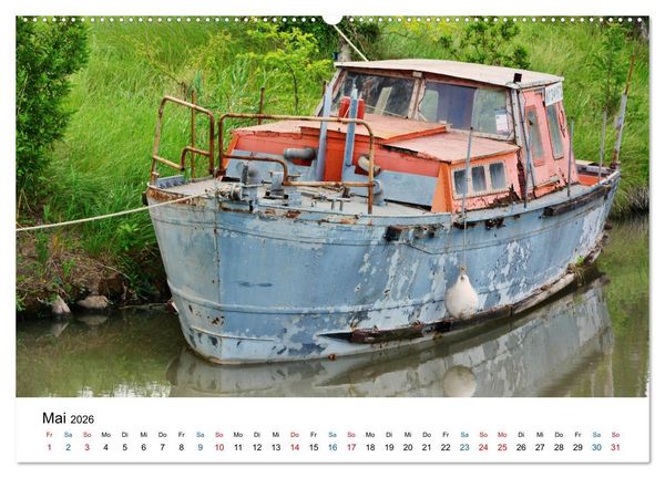 Produktbild: Unterwegs am Canal du Midi (Wandkalender 2026 DIN A2 quer), CALVENDO Monatskalender