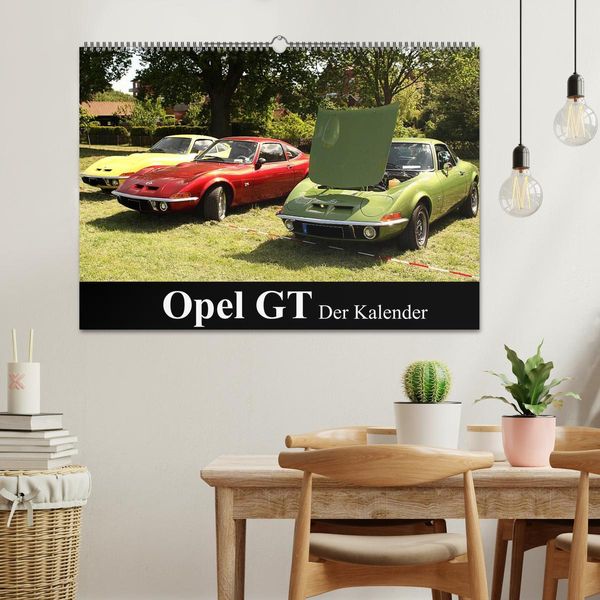 Produktbild: Opel GT Der Kalender (Wandkalender 2026 DIN A2 quer), CALVENDO Monatskalender