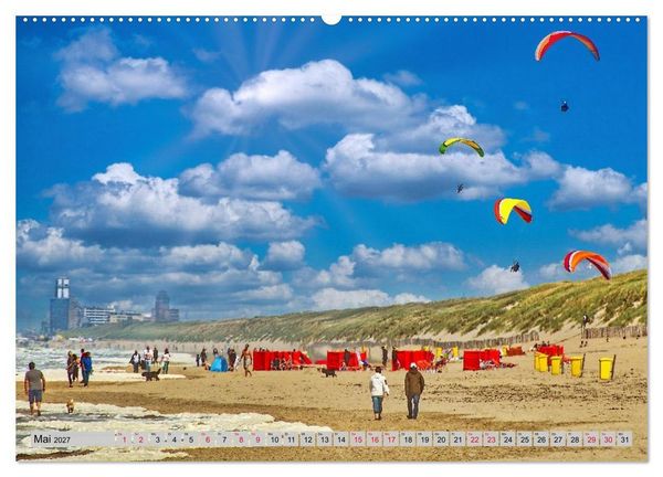 Produktbild: Holland, wo die Seele baden geht (hochwertiger Premium Wandkalender 2027 DIN A2 quer), Kunstdruck in Hochglanz