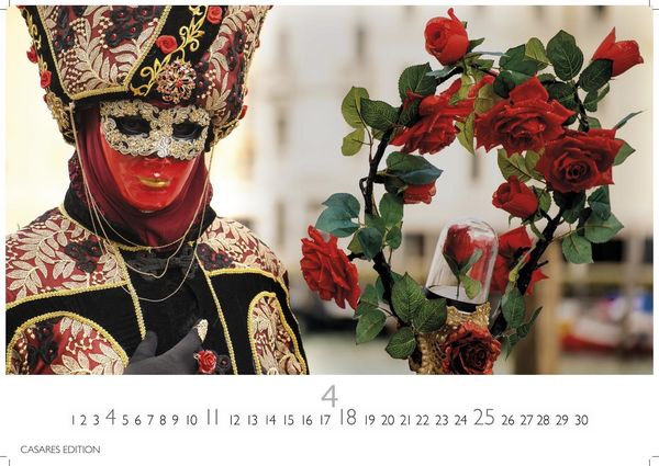 Produktbild: Venedig Karneval Kalender 2027 &ndash; Wandkalender | Fotokalender Italien 50x35 cm -. mit Karneval-Fotos, fantasievollen Masken und Kost&uuml;men