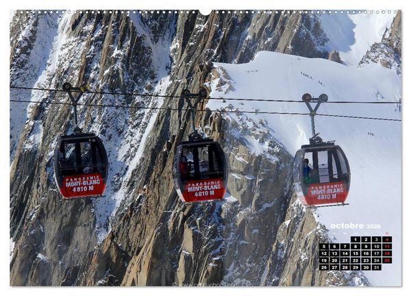 Produktbild: Les paysages de montagne Haute-Savoie (Calendrier mural 2026 DIN A2 vertical) calendrier de bureau