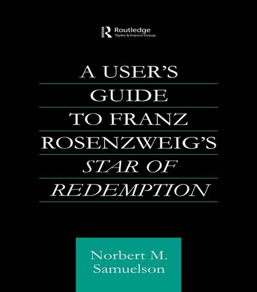 Produktbild: A User's Guide to Franz Rosenzweig's Star of Redemption