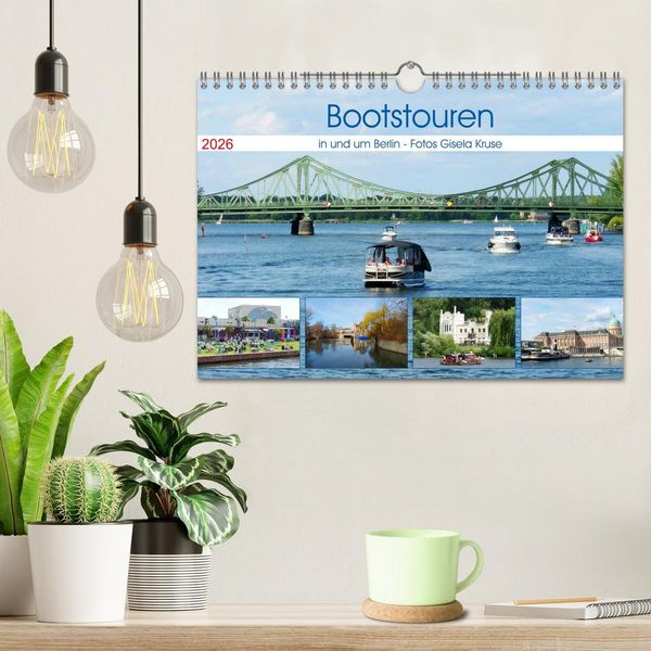 Produktbild: Bootstouren in und um Berlin (Wandkalender 2026 DIN A4 quer), CALVENDO Monatskalender