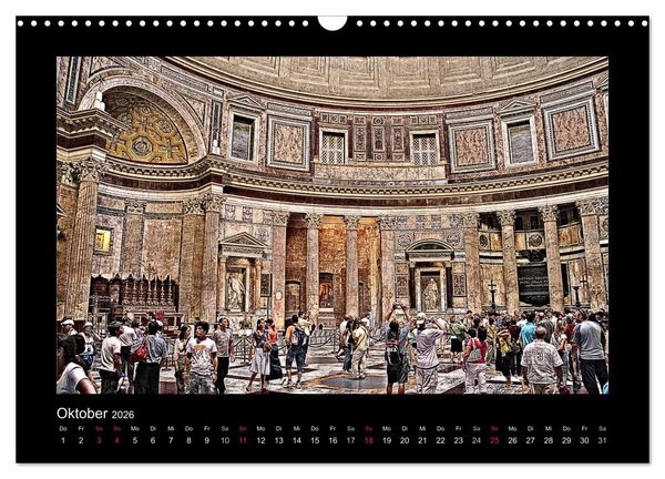 Produktbild: Roma (Wandkalender 2026 DIN A3 quer), CALVENDO Monatskalender
