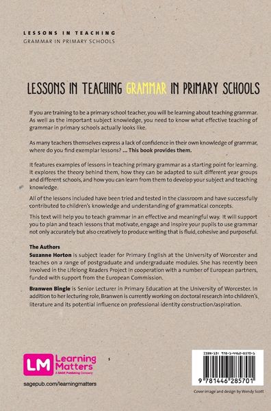 Produktbild: Lessons in Teaching Grammar in Primary Schools