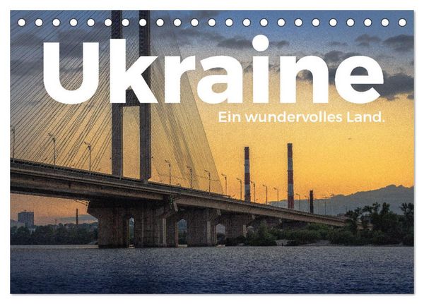Produktbild: Ukraine - Ein wundervolles Land. (Tischkalender 2026 DIN A5 quer), CALVENDO Monatskalender