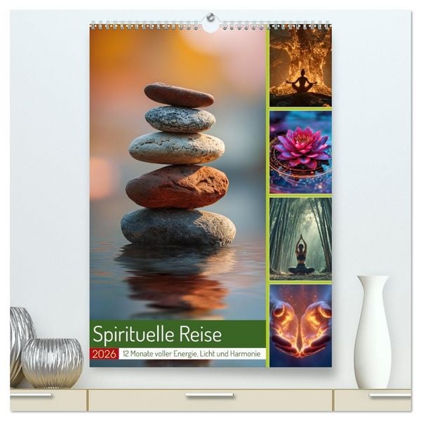 Produktbild: Spirituelle Reise (hochwertiger Premium Wandkalender 2026 DIN A2 hoch), Kunstdruck in Hochglanz