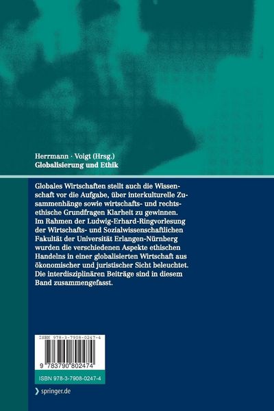 Produktbild: Globalisierung und Ethik