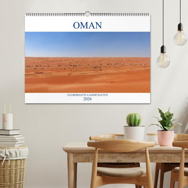 Produktbild: Oman - Zauberhafte Landschaften (Wandkalender 2026 DIN A2 quer), CALVENDO Monatskalender