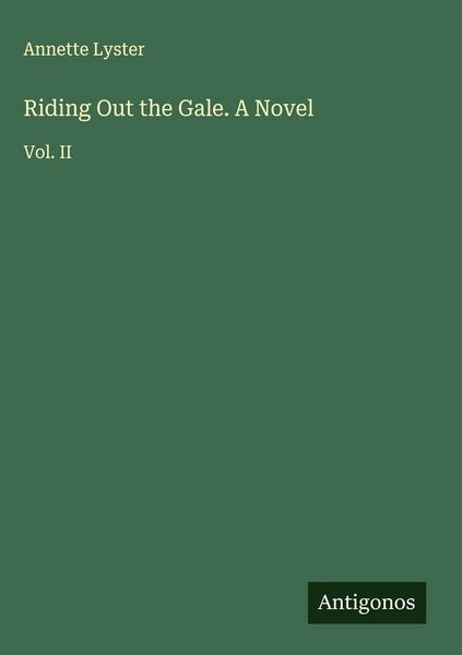 Produktbild: Riding Out the Gale. A Novel