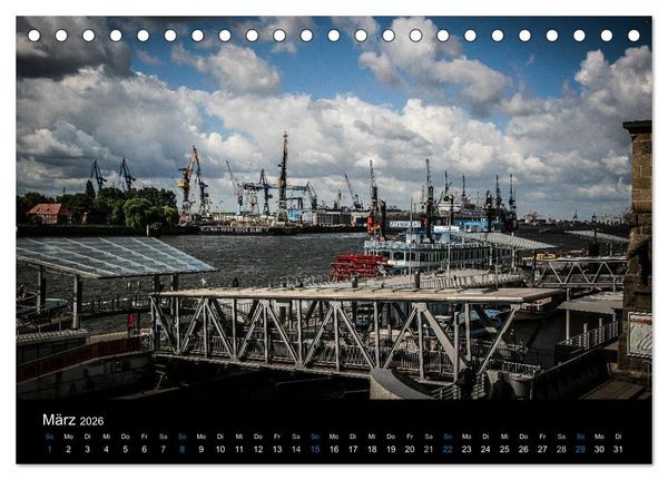 Produktbild: Hamburg (Tischkalender 2026 DIN A5 quer), CALVENDO Monatskalender