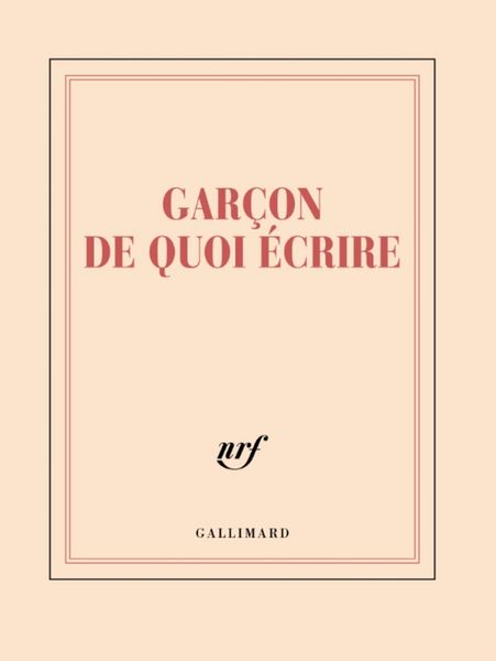 Produktbild: Gar&ccedil;on de quoi &eacute;crire : carnet carr&eacute; lign&eacute;