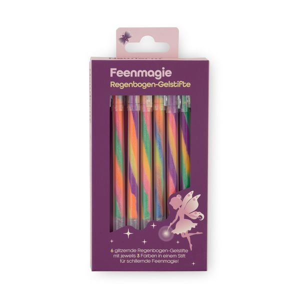 Produktbild: Regenbogen Glitter Gel Stifte, Fee