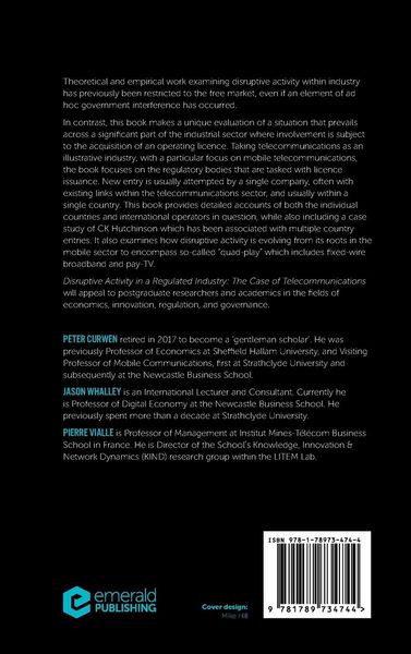 Produktbild: Disruptive Activity in a Regulated Industry