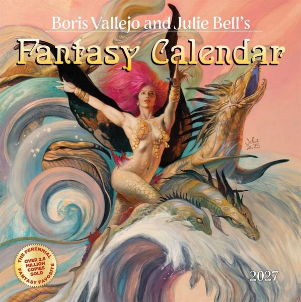 Produktbild: Boris Vallejo and Julie Bell's Fantasy Wall Calendar 2027