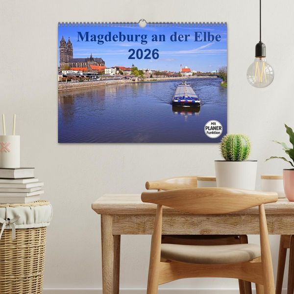 Produktbild: Magdeburg an der Elbe 2026 (Wandkalender 2026 DIN A3 quer), CALVENDO Monatskalender