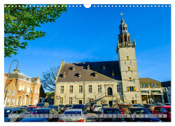 Produktbild: Ein Blick auf Hulst in Zeeland (Wandkalender 2026 DIN A3 quer), CALVENDO Monatskalender
