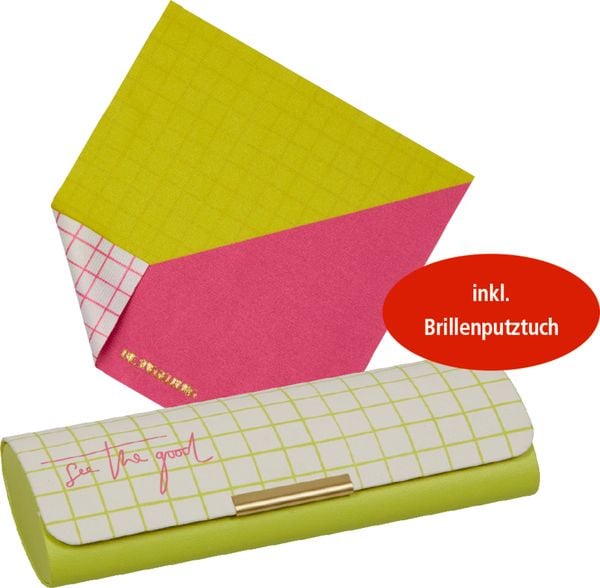 Produktbild: Brillenetui mit Putztuch - See the good