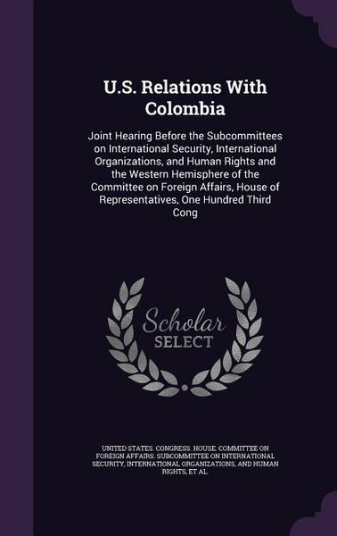 Produktbild: U.S. Relations With Colombia
