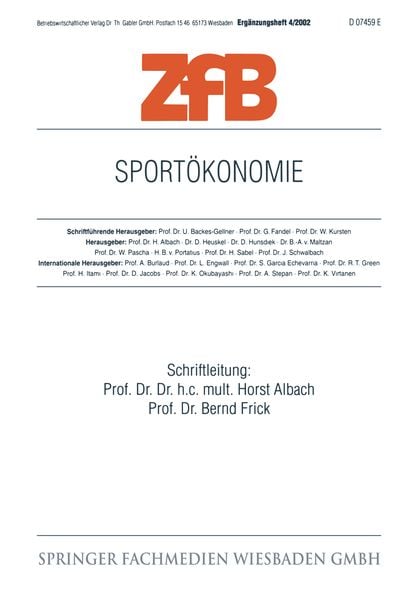 Produktbild: Sport&ouml;konomie